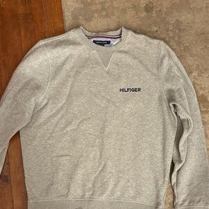 Tommy Hilfiger Light Gray Crewneck Sweater